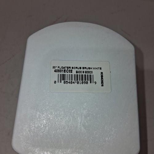 FLOATER SCRUB BRUSH - 20" - WHITE (ITEM: 40501EC03) image 2