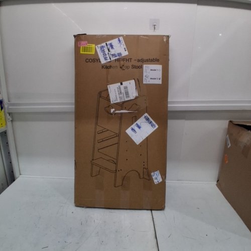 COSYLAND TODDLER ADJUSTABLE STANDING TOWER KITCHEN STEP STOOL - 3 LEVELS - NATURAL BROWN/BLACK - (MODEL :CS000132-2-CA ) image 5