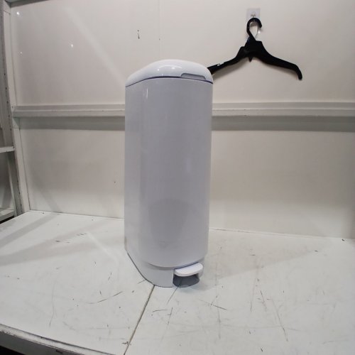 DIAPER GENIE PLATINUM DIAPER STAINLESS STEEL DIAPER PAIL, WHITE image 2