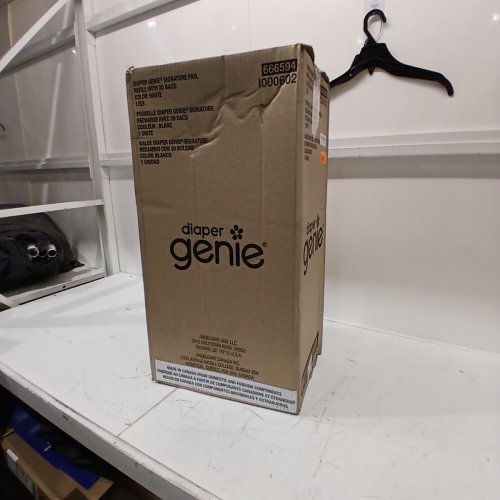 DIAPER GENIE PLATINUM DIAPER STAINLESS STEEL DIAPER PAIL, WHITE image 4
