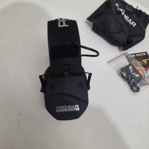 PROHEAR ELECTRONIC SLIM EAR PROTECTION FOR SHOOTING - 29DB SNR NOISE REDUCTION - 5X SOUND AMPLIFICATION - BLACK (EM022) image 4