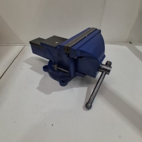 TECHTONGDA HEAVY DUTY ROTATABLE VISE BENCH DRILL - 8" - BLUE image 5