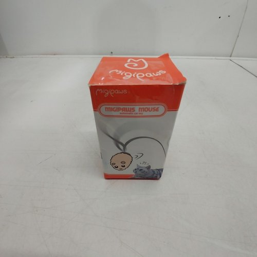 MIGIPAWS INTERACTIVE 360 DEGREE SPINNING RAT TOY FOR CATS - BROWN image 3