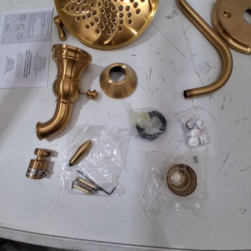 MOEN WEYMOUTH POSI-TEMP TUB/SHOWER TRIM KIT - 9" - BRUSHED GOLD (MODEL: TS32104BG) image 3
