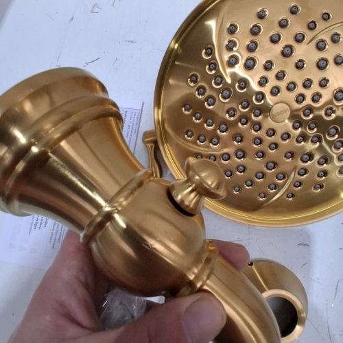 MOEN WEYMOUTH POSI-TEMP TUB/SHOWER TRIM KIT - 9" - BRUSHED GOLD (MODEL: TS32104BG) image 4