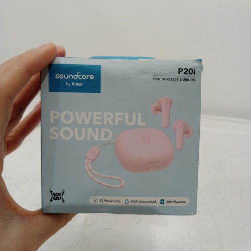 SOUNDCORE BY ANKER TRUE WIRELESS EARBUDS - BLACK - (MODEL: P20I) image 2