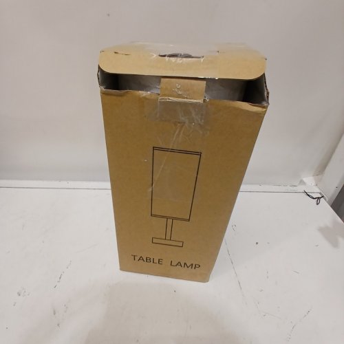 COMPACT TOUCH TABLE LAMP WITH OUTLET - BEIGE image 5