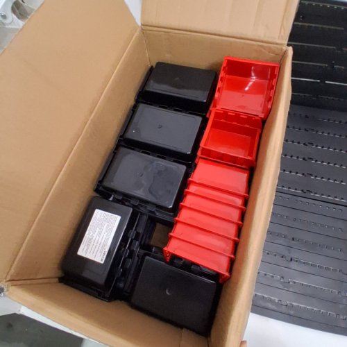 52PC WALL MOUNTED STORAGE RACK - 37" X 21" - BLACK/RED (MODEL: 12119B) image 4