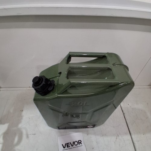 VEVOR HEAT RESISTANT RUSTPROOF STEEL FUEL JERRY CAN WITH FLEXIBLE SPOUT - 20L - GREEN (MODEL-YOILP3001-20L) image 4