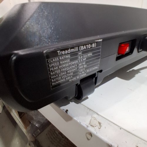 DEERRUN UNDER DESK TREADMILL REMOTE CONTROL WITH INCLINE FOR HOME OFFICE - 2.5HP - 300LBS CAP - BLACK (MODEL: BA10-B) image 6