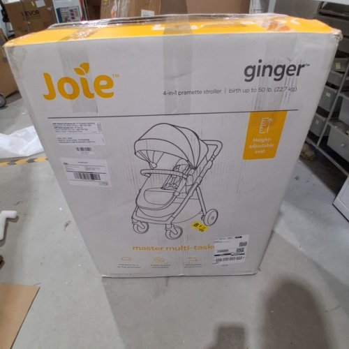 JOIE 4-IN-1 HEIGHT ADJUSTABLE BABY GINGER AND RUE TRAVEL SYSTEM - 50LB CAP - SHALE DARK (MODEL:T1910AASDK900) image 9