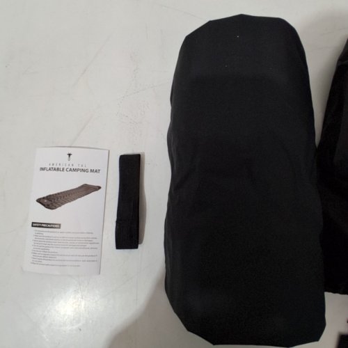 AMERICAN TALL INFLATABLE CAMPING MAT - EXTRA-LONG 86" X 27" X 3.5" - BLACK (STYLE: AM-AC-11267-1347-OS) image 4