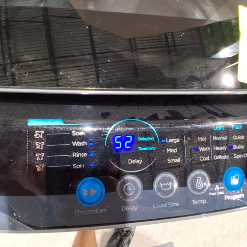 COMFEE PORTABLE TOP-LOAD WASHER WITH BASALT GRAY, 6 WASH PROGRAMS, STAINLESS STEEL TUB, CHILD LOCK, WHEELS & LED DISPLAY - 1.6 CU FT - BASALT GREY (MODEL: CLTW16M1AMG) image 2