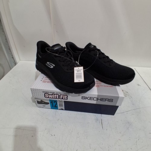 MENS SKETCHERS ARCH COMFY 2.0 SNEAKER - SIZE 12 - BLACK (STYLE: 1998908) image 2
