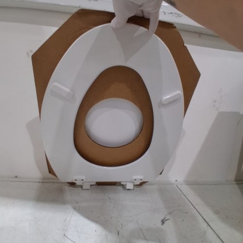 BEMIS ELONGATED TOILET SEAT - WHITE image 4