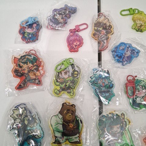 16PK ASSORTED ANIME KEYCHAINS - MULTICOLOR image 3