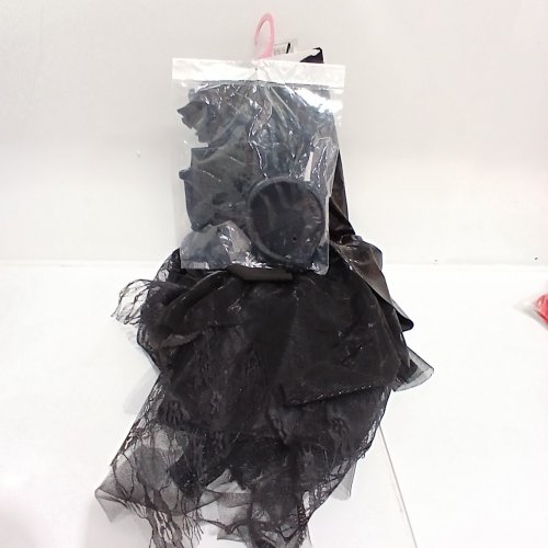 3PC DARK MAGIC DRAGON COSTUME SET - MEDIUM 8-10 - BLACK (STYLE: 40943BK(S)) image 2