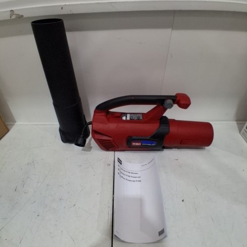 TORO POWERJET F700 ELECTRIC BLOWER - 725 CFM, 225 KM/H, 12 AMP - RED (MODEL: 51624) image 4