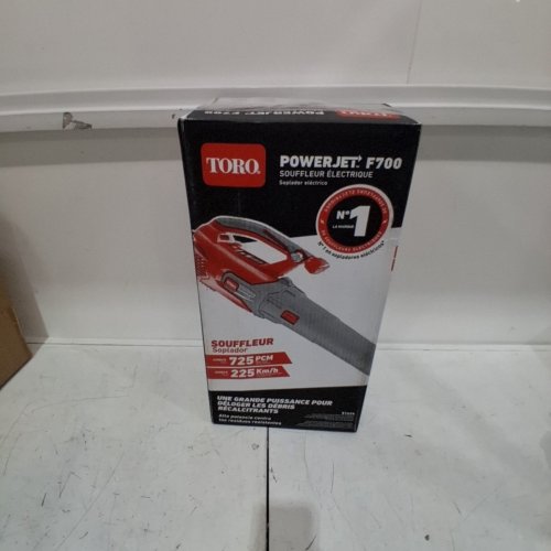 TORO POWERJET F700 ELECTRIC BLOWER - 725 CFM, 225 KM/H, 12 AMP - RED (MODEL: 51624) image 6