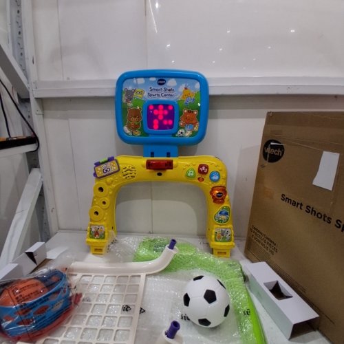 VTECH SMART SHOTS SPORTS CENTER 2-IN-1 KIDS BASKETBALL HOOP/SOCCER NET image 2