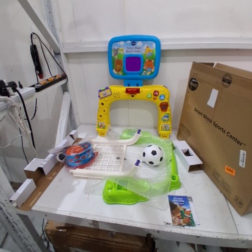 VTECH SMART SHOTS SPORTS CENTER 2-IN-1 KIDS BASKETBALL HOOP/SOCCER NET image 3