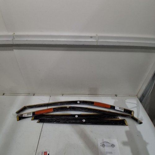 4PC SIDE WINDOW DEFLECTOR / RAIN GUARD SET - FITS SELECT MODELS - BLACK image 2