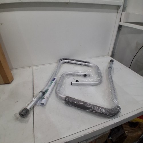 MEDLINE FOLDABLE TOILET SAFETY RAIL - 250LBS CAPACITY - SILVER AND GREY - (MODEL: MDS86100RF) image 2