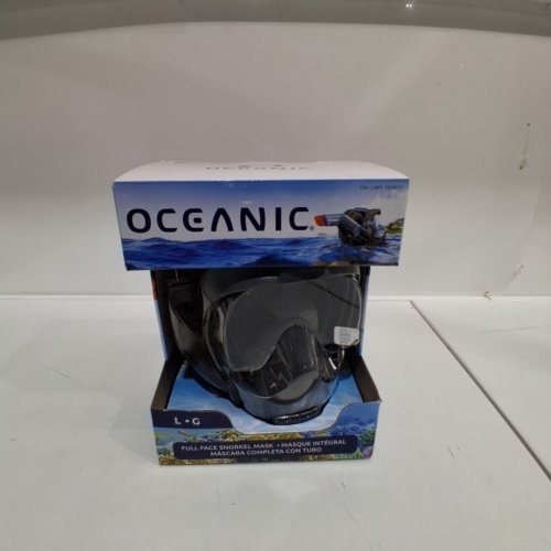 OCEANIC FULL FACE SNORKEL MASK - LARGE - GREY image 3