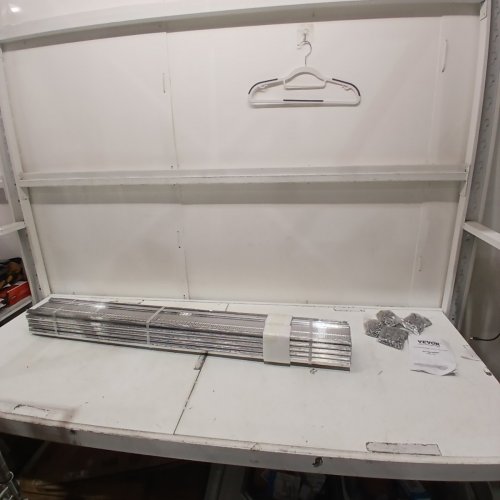 52PC ALUMINUM LEAF FILTER GUTTER COVER GUARDS - 5"X 208FT - STAINLESS STEEL (MODEL: 5IN-208) image 2