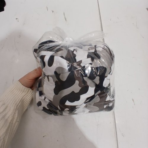 6PC BOYS WINTER SOLDIER COSTUME - LARGE 10/12 - GRAY/WHITE CAMOUFLAGE image 3