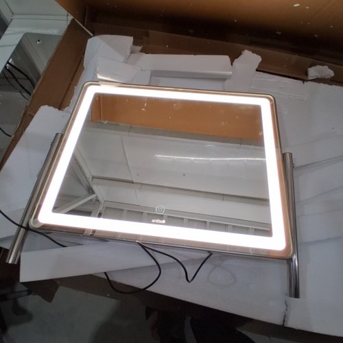 ARTIKA AUREA DIMMMABLE LED COSMETIC MIRROR WITH 10X MAGNIFYING MIRROR, 3000K-5000K 20W - 23" X 15" - WHITE (MODEL: 1595959/VMIRH-AUCZ-2016-C1CR) image 2