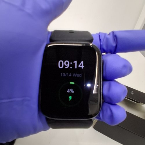 BP DOCTOR SMART WATCH WITH AIR BUILT-IN PUMP CUFF - 1.95" - GUNMETAL GREY/BLACK - (MODEL: S7) image 2