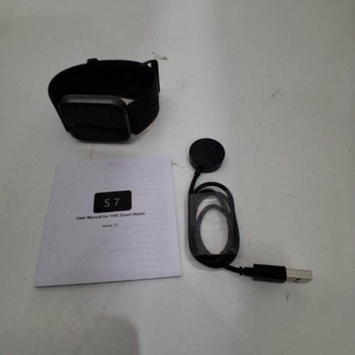 BP DOCTOR SMART WATCH WITH AIR BUILT-IN PUMP CUFF - 1.95" - GUNMETAL GREY/BLACK - (MODEL: S7) image 3
