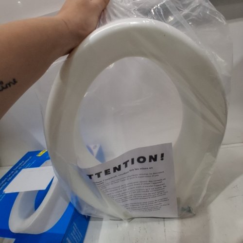 CAREX HEALTH BRANDS 3.5" TOILET SEAT ELEVATOR - ELONGATED image 3