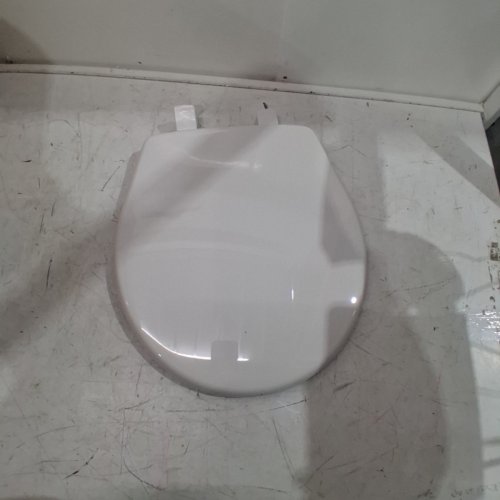 BEMIS ECONOMY PLASTIC ROUND TOILET SEAT - WHITE (MODEL: 730SLEC 000) image 2