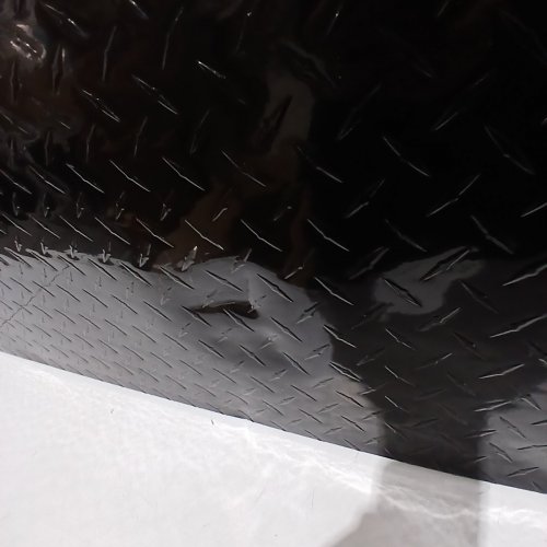 ALUMINUM HEAVY DUTY DIAMOND PLATE TOOL BOX WITH SIDE HANDLE FOR PICKUP, TRUCK BED, RV, TRAILER - 48" X 15" X 15" - BLACK - (MODEL:JL-TB19-3B) image 3