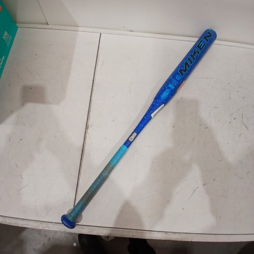 MIKEN CHAOS ALLOY SLOWPITCH SOFTBALL BAT SERIES - 34" - 28 OZ - BLUE / SPECKLED (MODEL:AMZCHA-3-28) image 3