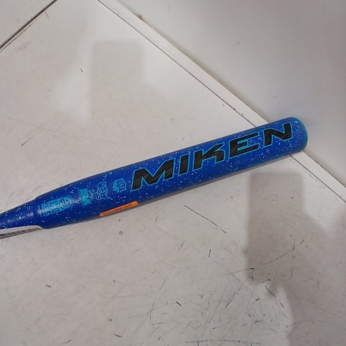 MIKEN CHAOS ALLOY SLOWPITCH SOFTBALL BAT SERIES - 34" - 28 OZ - BLUE / SPECKLED (MODEL:AMZCHA-3-28) image 5