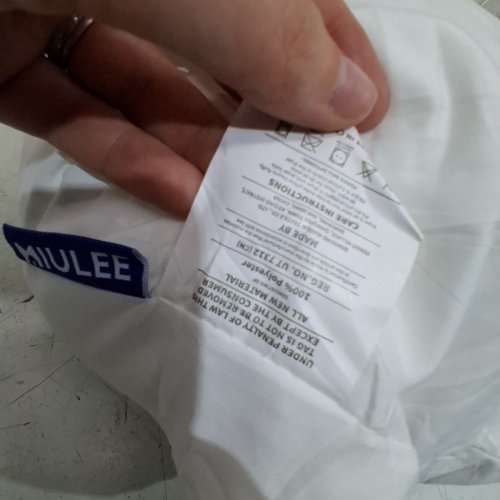 2PK MIULEE PILLOW INSERTS - 16" X 16" - WHITE image 3
