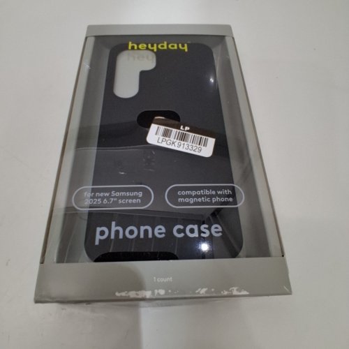HEYDAY SILICONE PHONE CASE FOR SAMSUNG GALAXY S25+ - COMPATIBLE WITH MAGNETIC ACCESSORIES - BLACK image 4