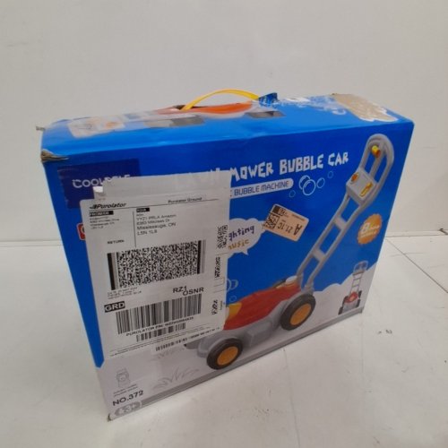 KIDS COOLDELE BUBBLE LAWN MOWER - BLUE / RED (MODEL: 372-BLUE) image 4