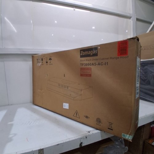 ZOMAGAS UNDER CABINET DUCTED/DUCTLESS VENT RANGE HOOD WITH 2 SPEEDS AND ROCKER BUTTON CONTROL - 36" - BLACK - (MODEL: TF3990A5-AC-I1) image 5