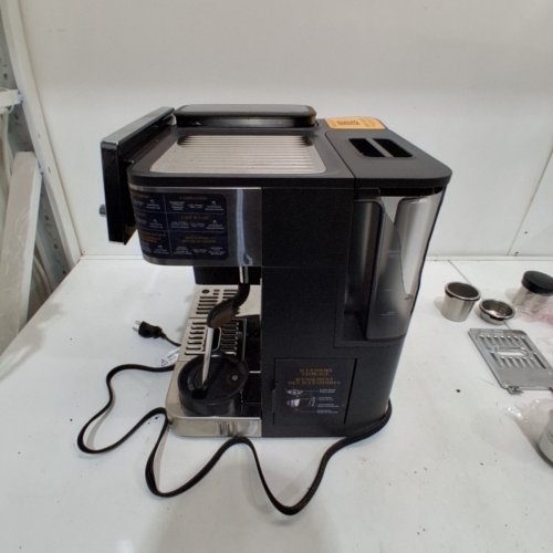 NINJA LUXE CAFÉ 3-IN-1 ESPRESSO MACHINE - DRIP COFFEE MAKER AND RAPID COLD BREW, INTEGRATED GRINDER, ASSISTED TAMPER, HANDS-FREE FROTHER - GREY (MODEL: ES601C) image 11