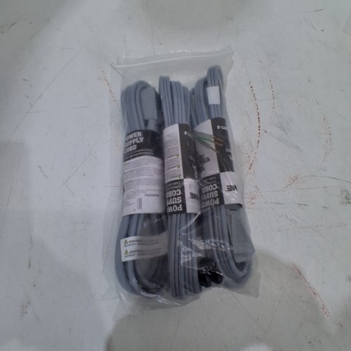 3PK PRIME POWER SUPPLY CORD - 6FT, 16/3 SPT-3, 13A - GRAY (MODEL: PS210606) image 4