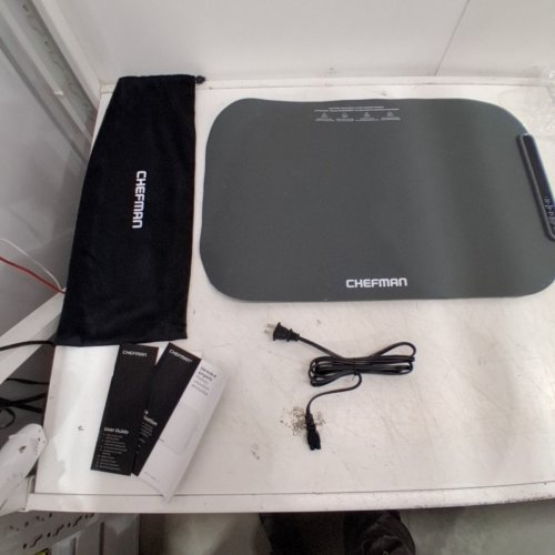 CHEFMAN ROLL N' GO ELECTRIC WARMING SILICONE MAT - 24" X 16" - GREY (MODEL: RJ22-S-GREY-CA) image 5