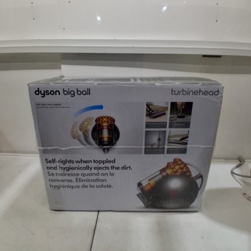 DYSON BIG BALL TOTAL CLEAN TURBINEHEAD CANISTER BAGLESS CORDED VACUUM - YELLOW/IRON (MODEL: CY23) image 2