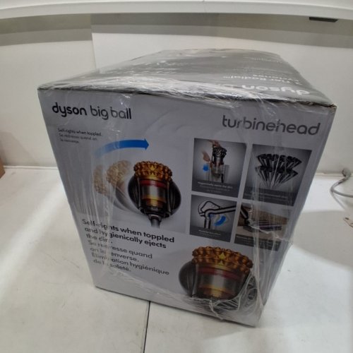 DYSON BIG BALL TOTAL CLEAN TURBINEHEAD CANISTER BAGLESS CORDED VACUUM - YELLOW/IRON (MODEL: CY23) image 4