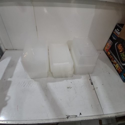20PK IRIS USA PLASTIC STORAGE CONTAINER BIN WITH LID - 5.6L - CLEAR - (MODEL: CNL-5) image 2