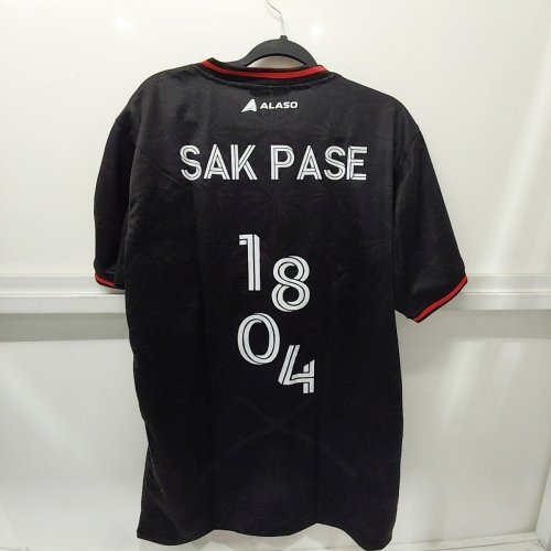 ALASO HAITI WORLD CUP SOCCER JERSEY -EXTRA LARGE - BLACK image 4