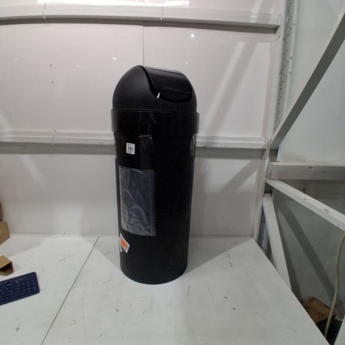 UMBRA VENTI SWING TOP KITCHEN TRASH CAN - 16 GAL- BLACK (MODEL: 086758-047-REM) image 3